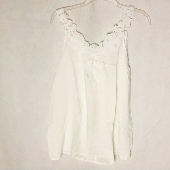 shirt thin silky lace sheer high low sheer medium 26 height new READ - Picture 2 of 8